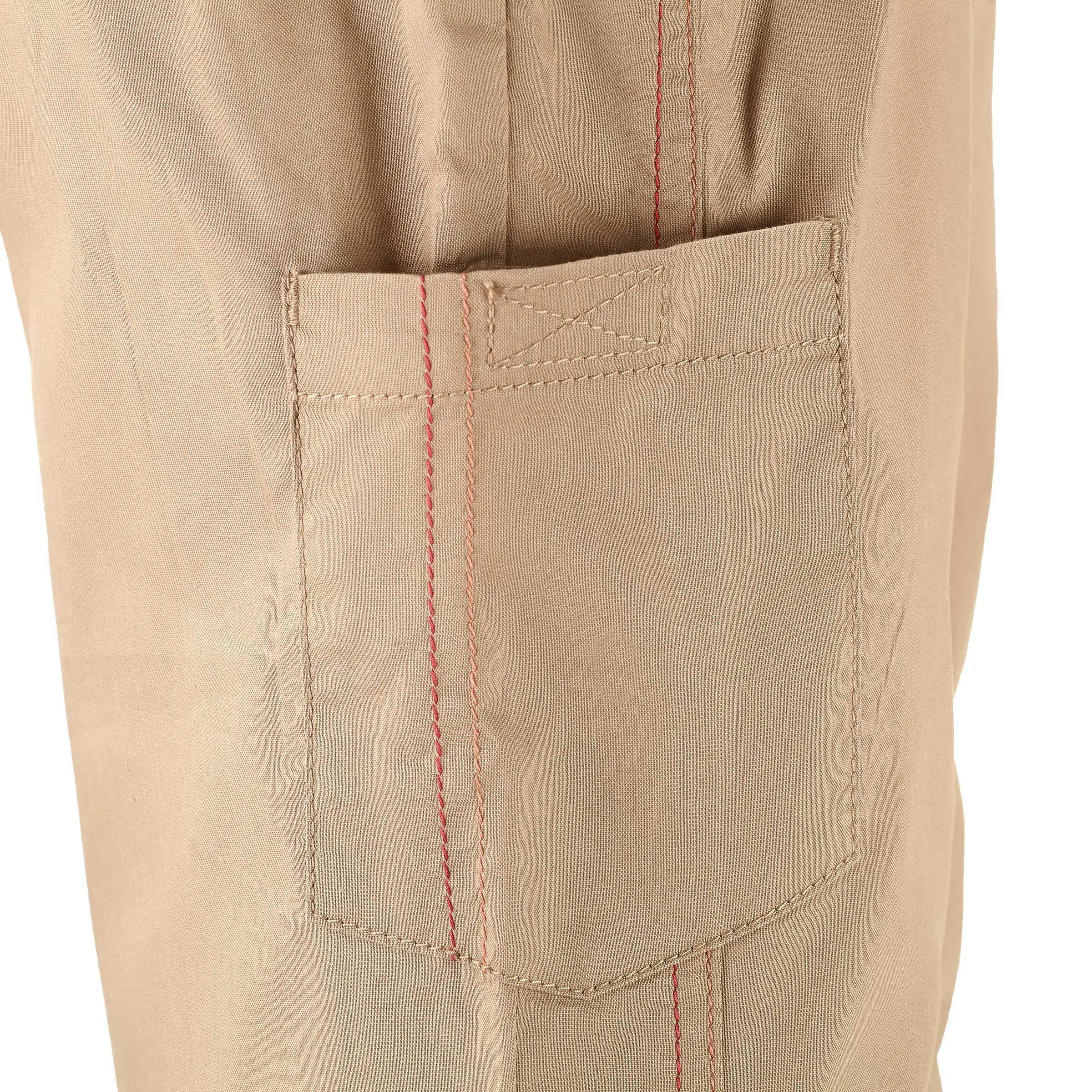 Forclaz 100 Girl's trousers Beige 10/14