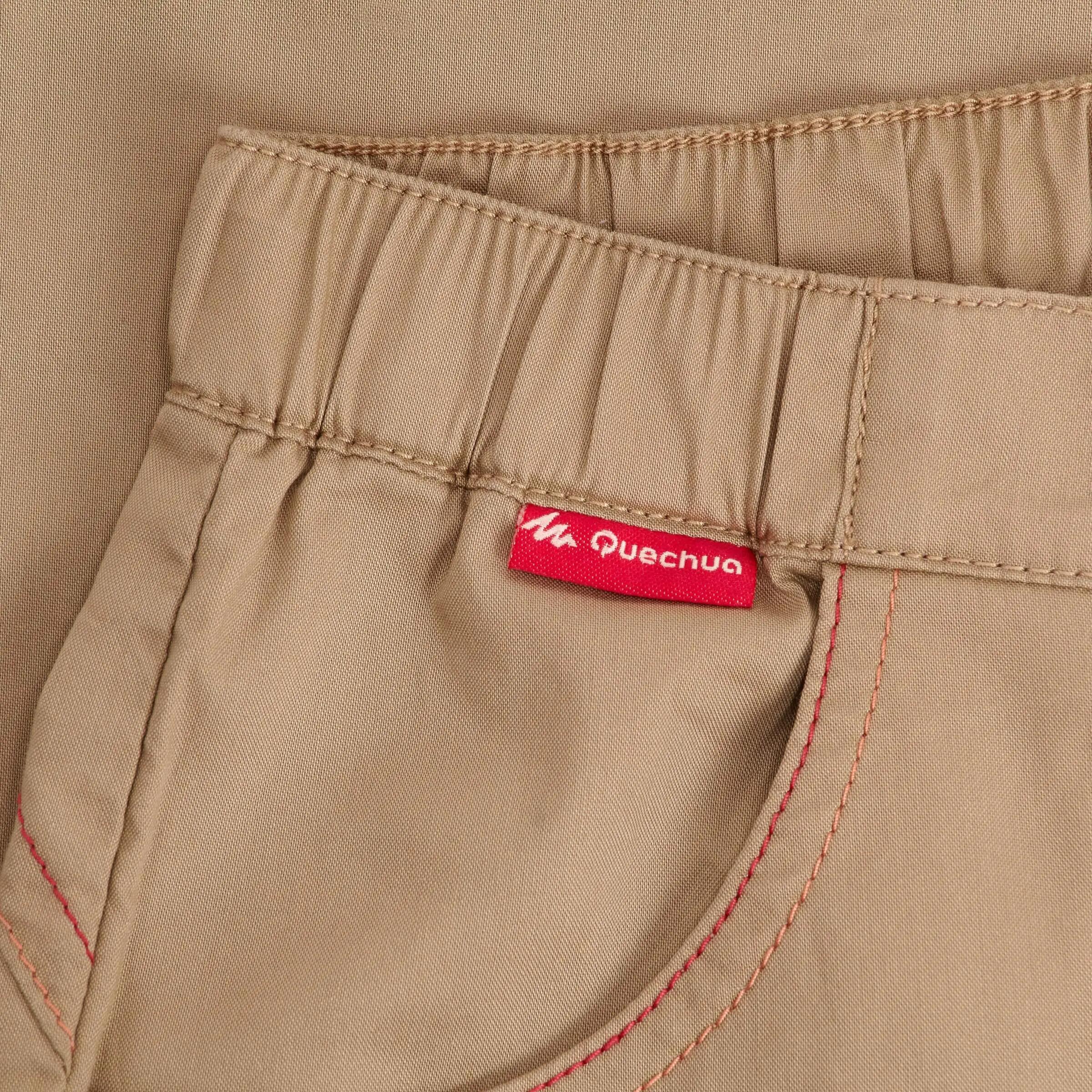 Forclaz 100 Girl's trousers Beige 6/14