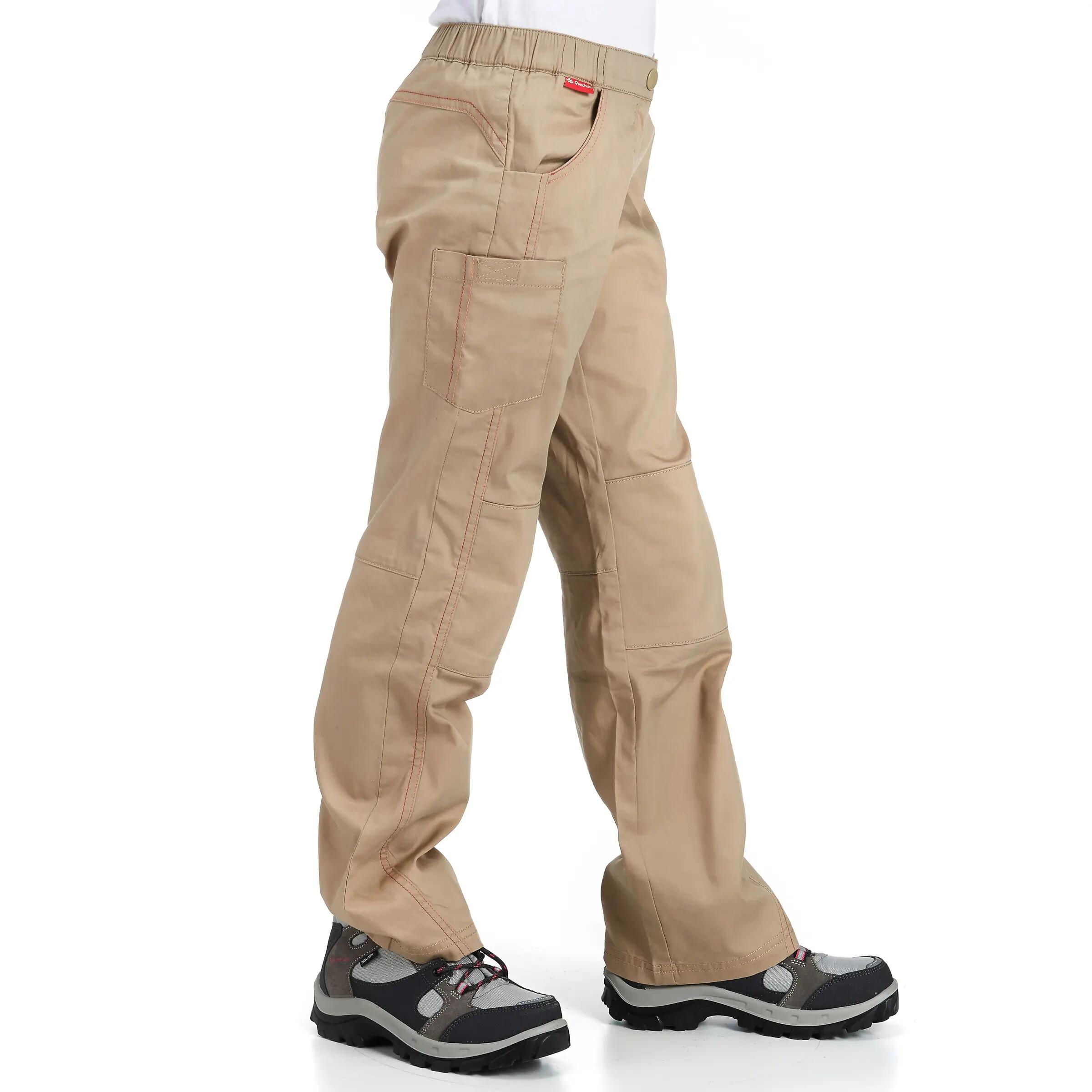 Forclaz 100 Girl's trousers Beige 5/14