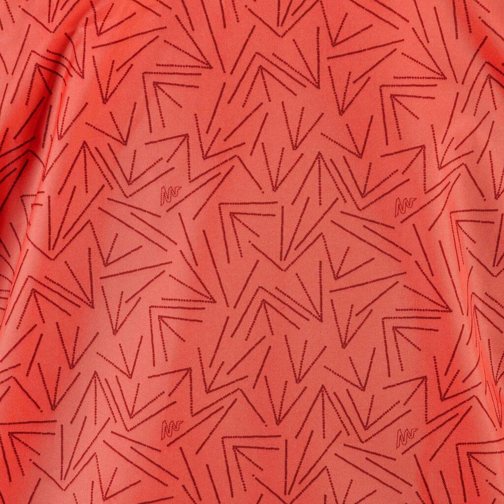 Regenjacke Rain-Cut Zip Kinder Print, korallrot