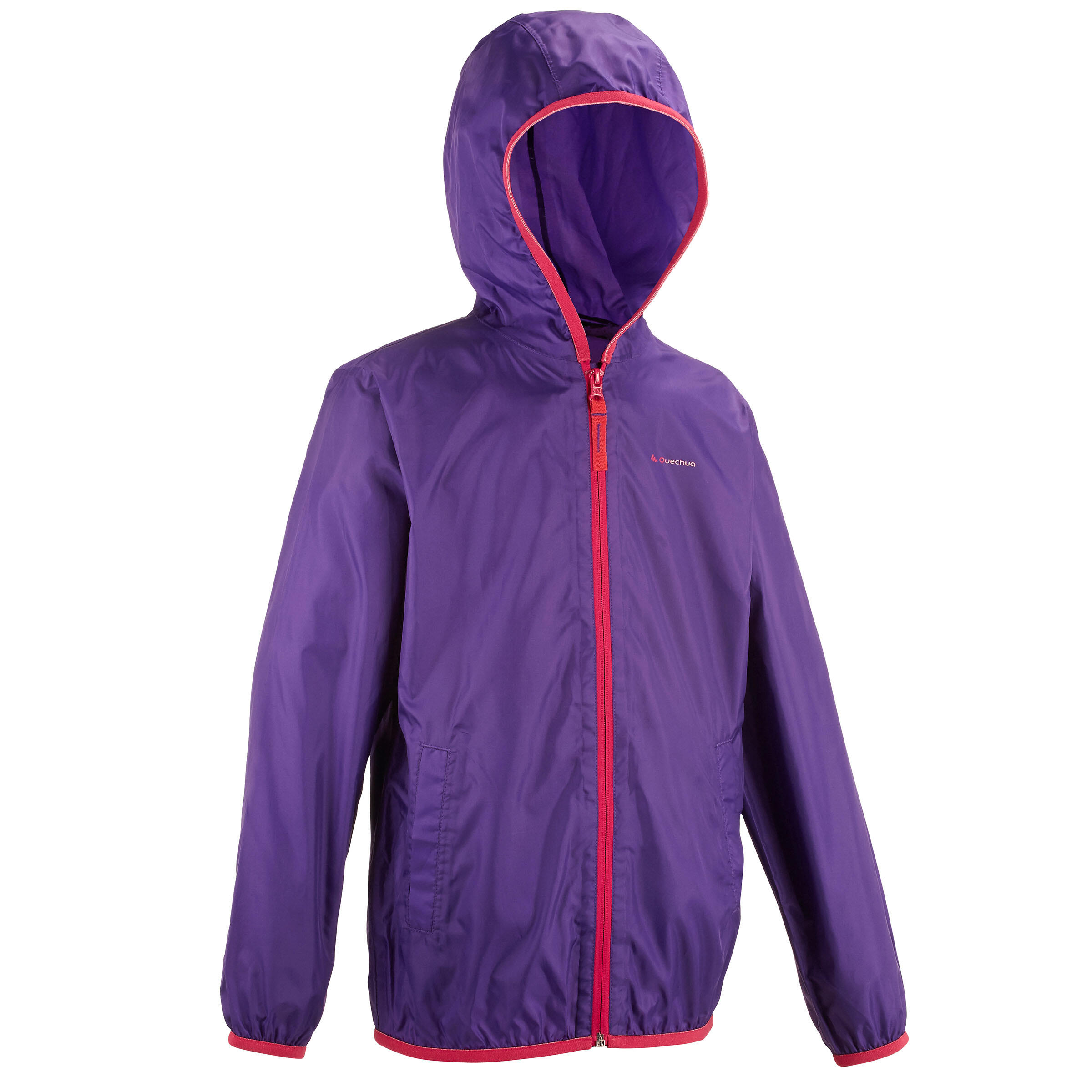 Rain-Cut Zip Children's Jacket - Purple 2/14