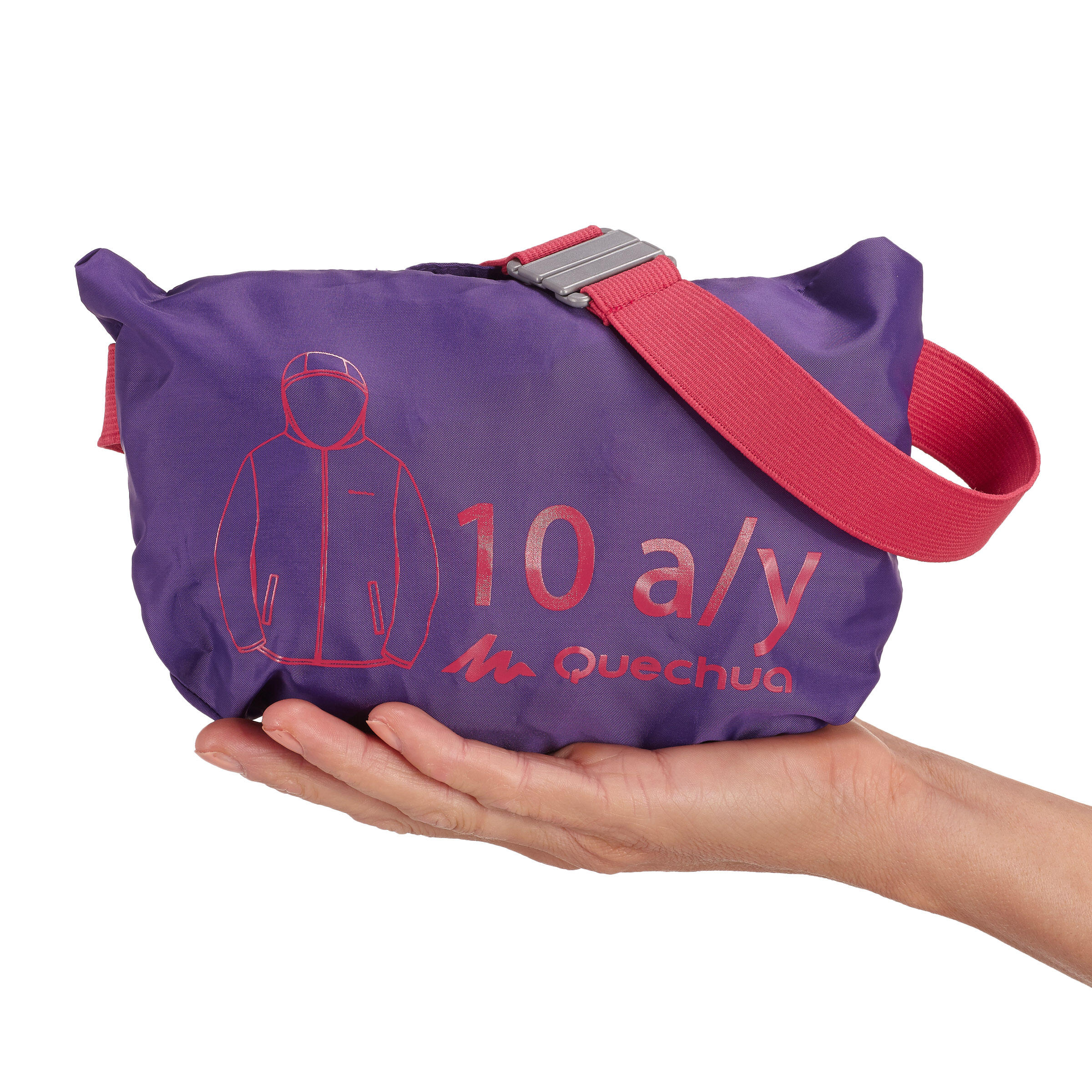 Rain-Cut Zip Children's Jacket - Purple 14/14
