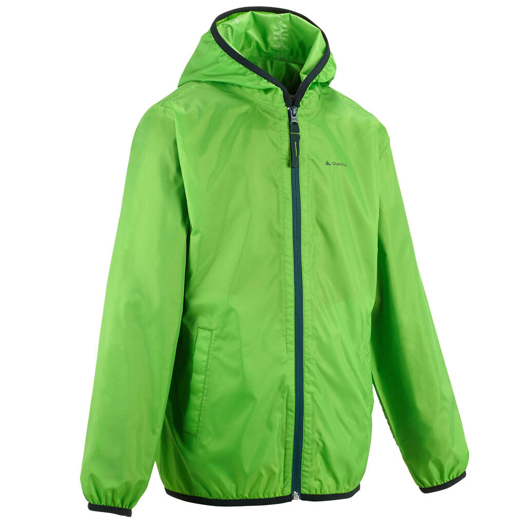 Rain-cut zip children's jacket - green
