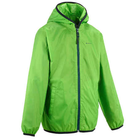 Rain-Cut Zip Children's Jacket - Green