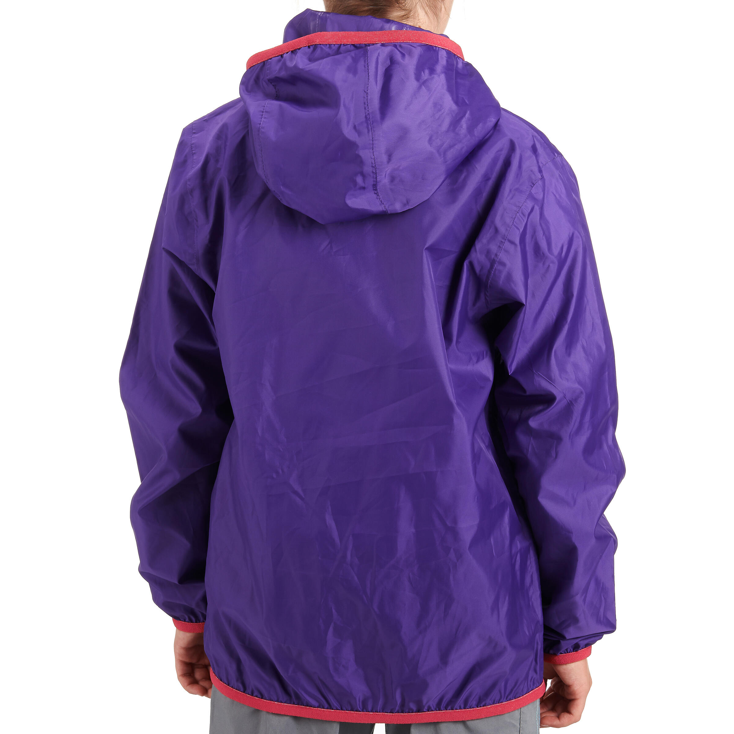 Rain-Cut Zip Children's Jacket - Purple 5/14