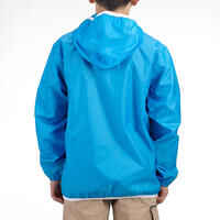 HIKE 100 CHILDREN'S HIKING JACKET - BLUE