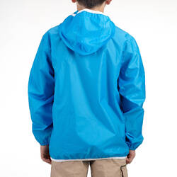 HIKE 100 CHILDREN'S HIKING JACKET - BLUE