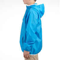 HIKE 100 CHILDREN'S HIKING JACKET - BLUE