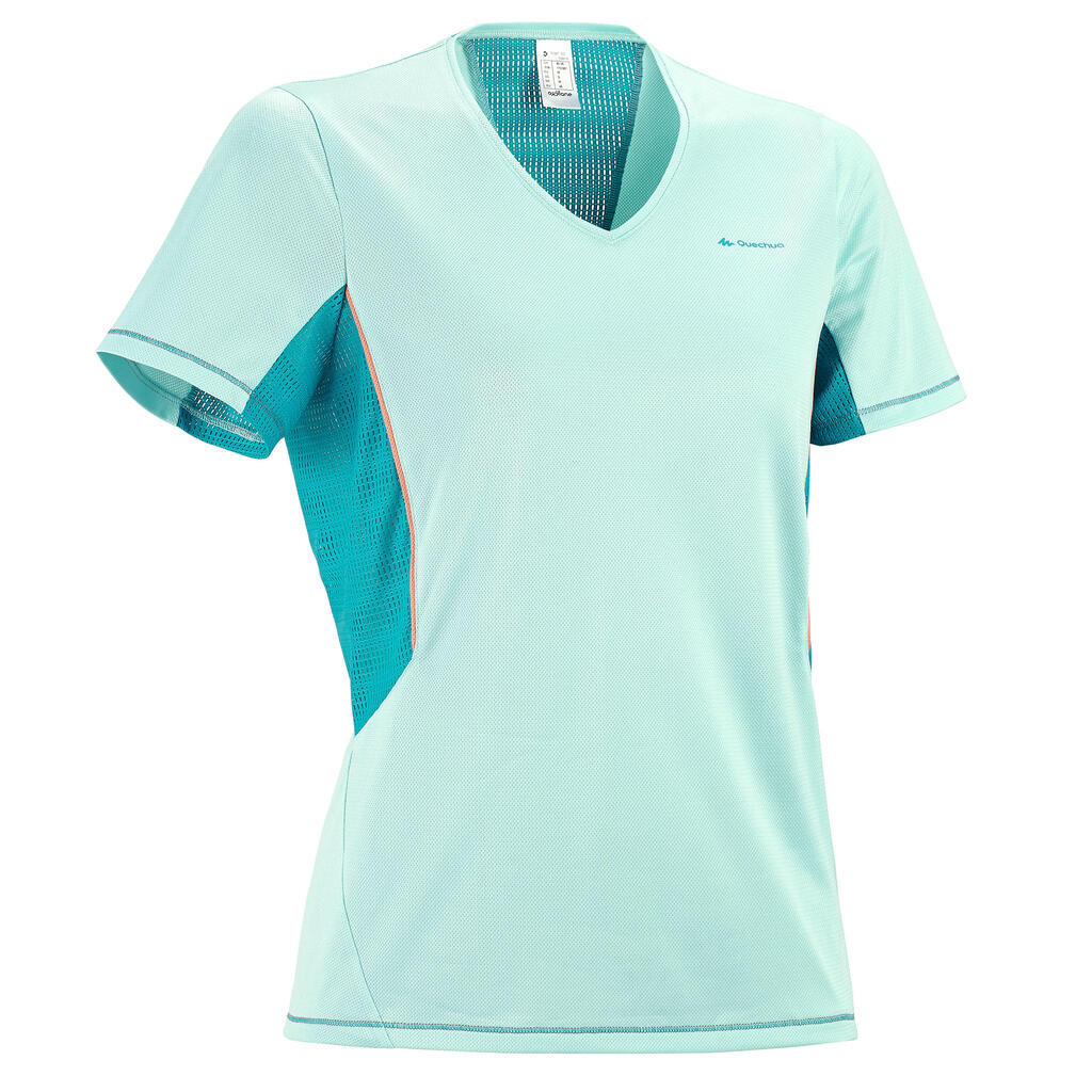 Forclaz 100 women's short-sleeved T-Shirt - turquoise