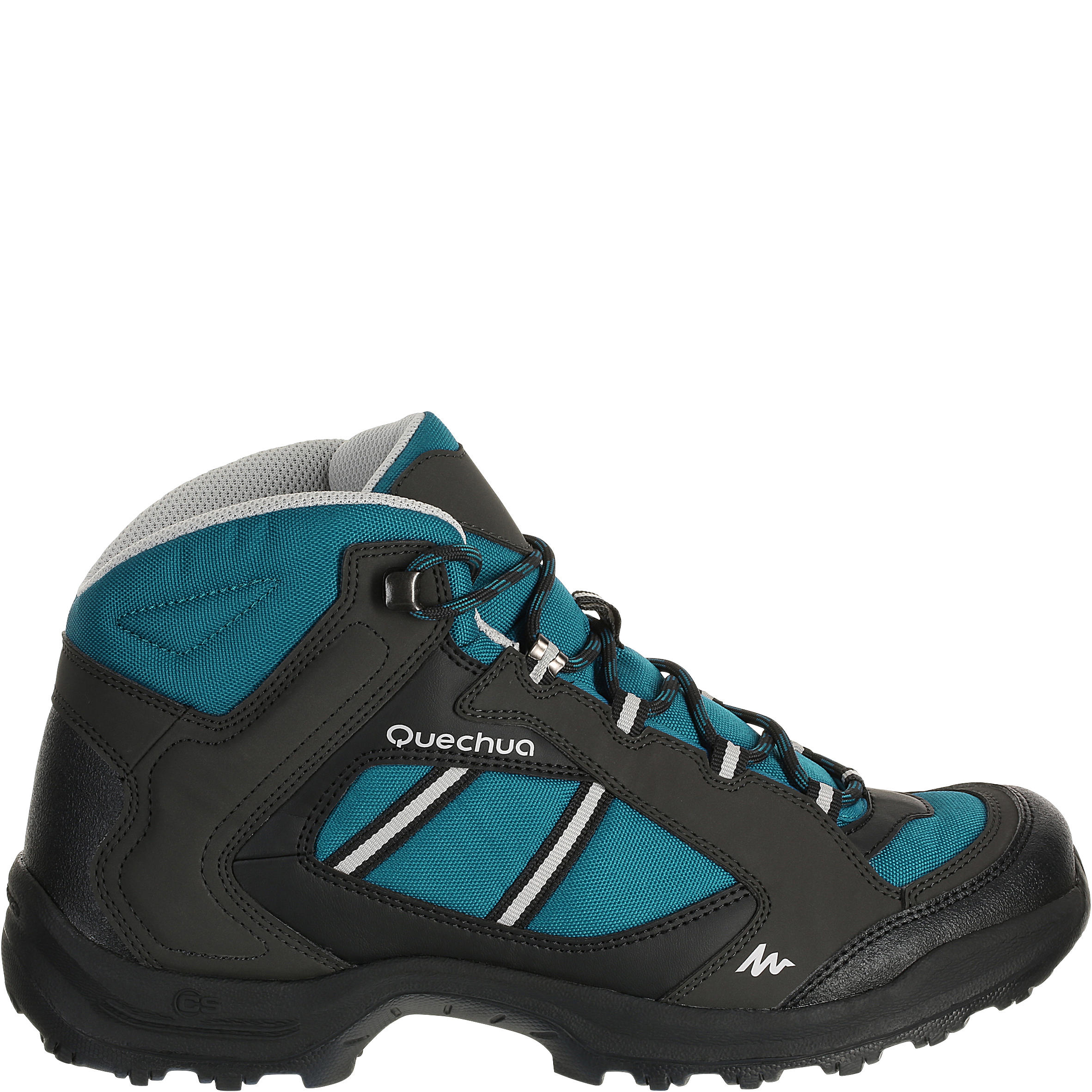 Quechua Arpenaz 50 Mid Men's Hiking Boots Grey Blue 13/15