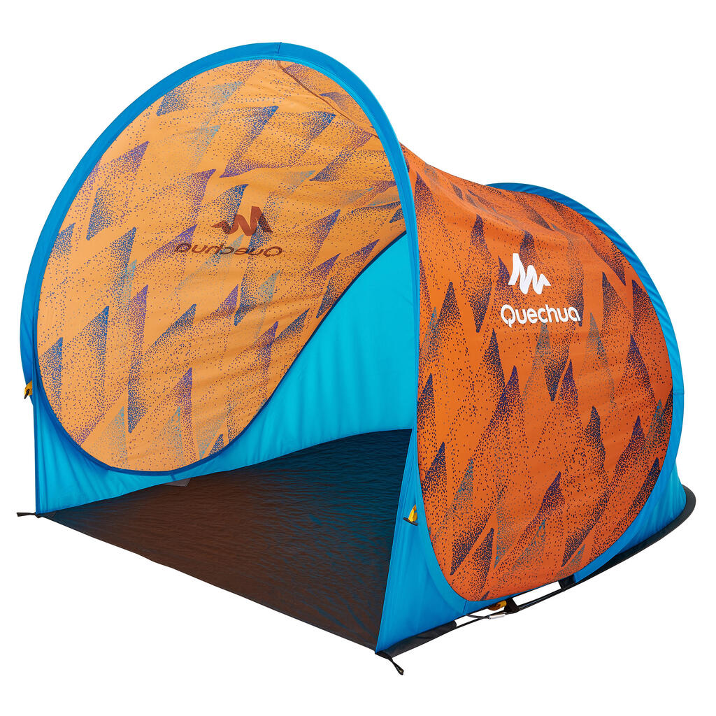 Popup Strandmuschel Schutzzelt 2 Seconds 0 orange LTD