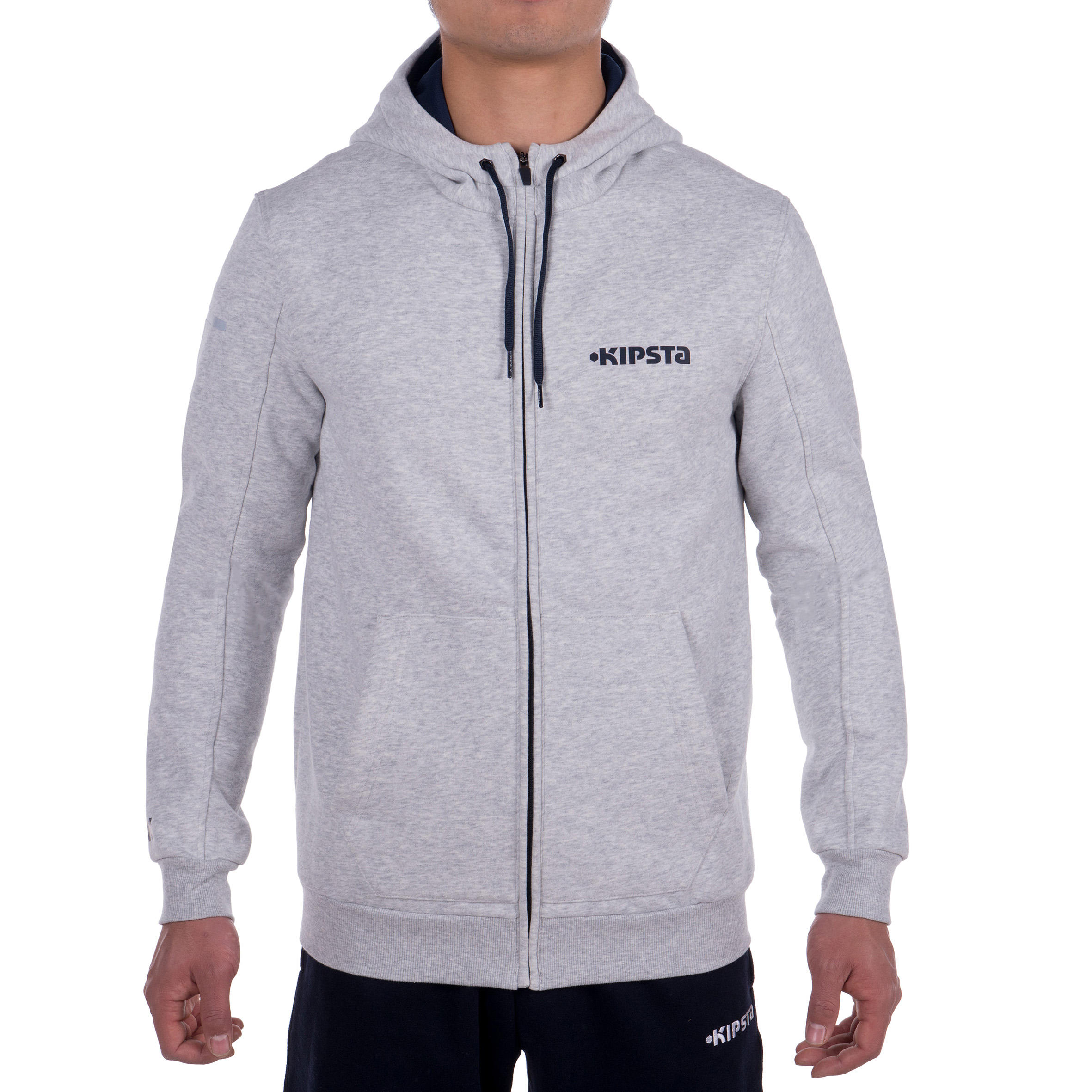 T500 ADULT JACKET BRUSHED GREY 2/10