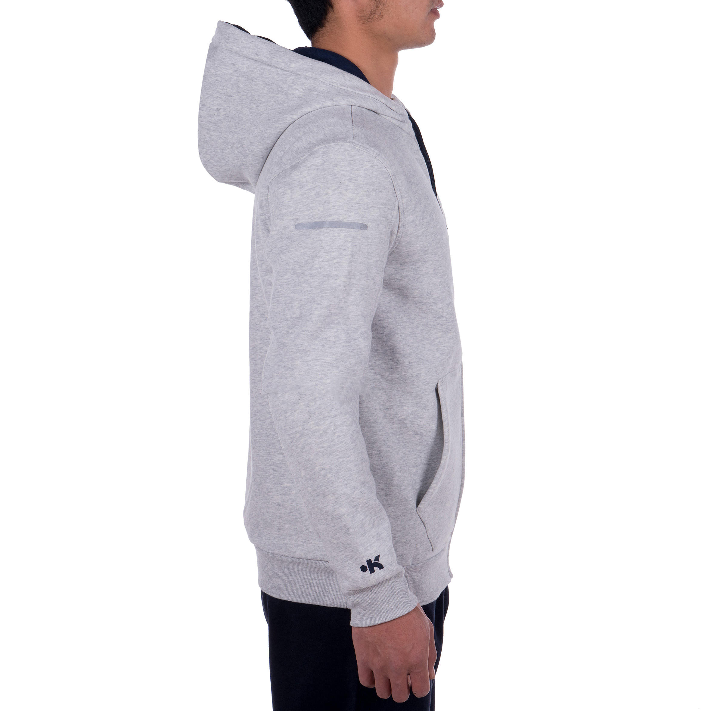 T500 ADULT JACKET BRUSHED GREY 5/10