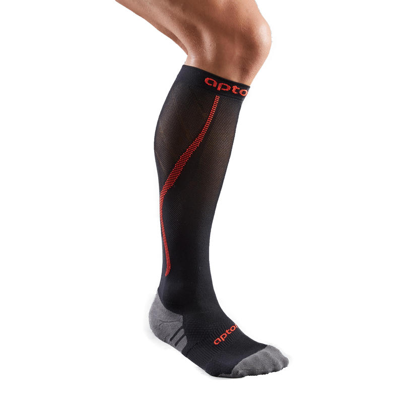 Chaussette de compression Noir et Orange Chaussette de compression Noir et Orange