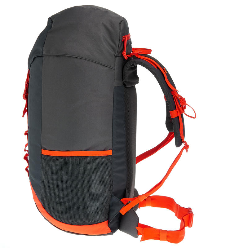 Rucksack Arpenaz 40 Liter schwarz/orange Decathlon