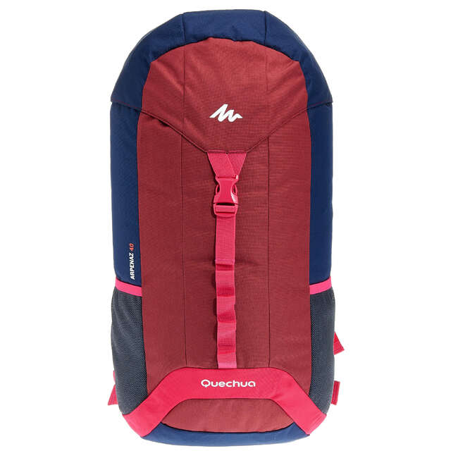 QUECHUA Arpenaz 40 Litres Backpack-Blue/Red/Pink | Decathlon