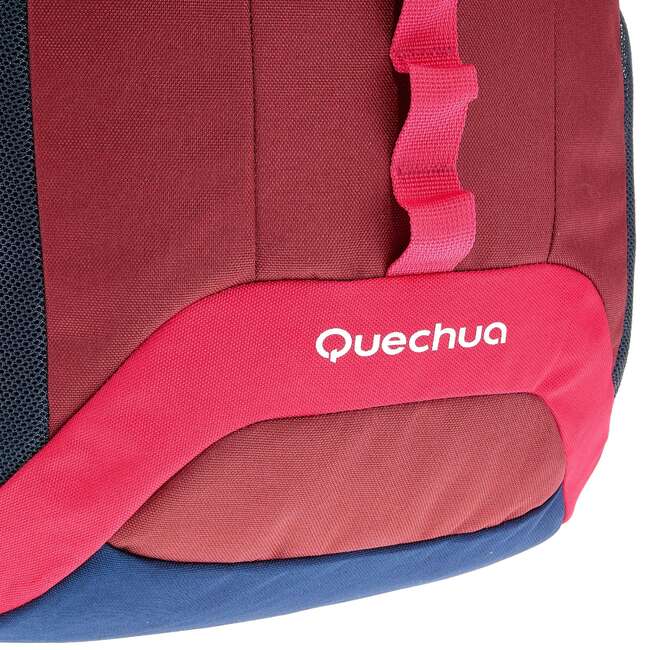 QUECHUA Arpenaz 40 Litres BackpackBlue/Red/Pink Decathlon