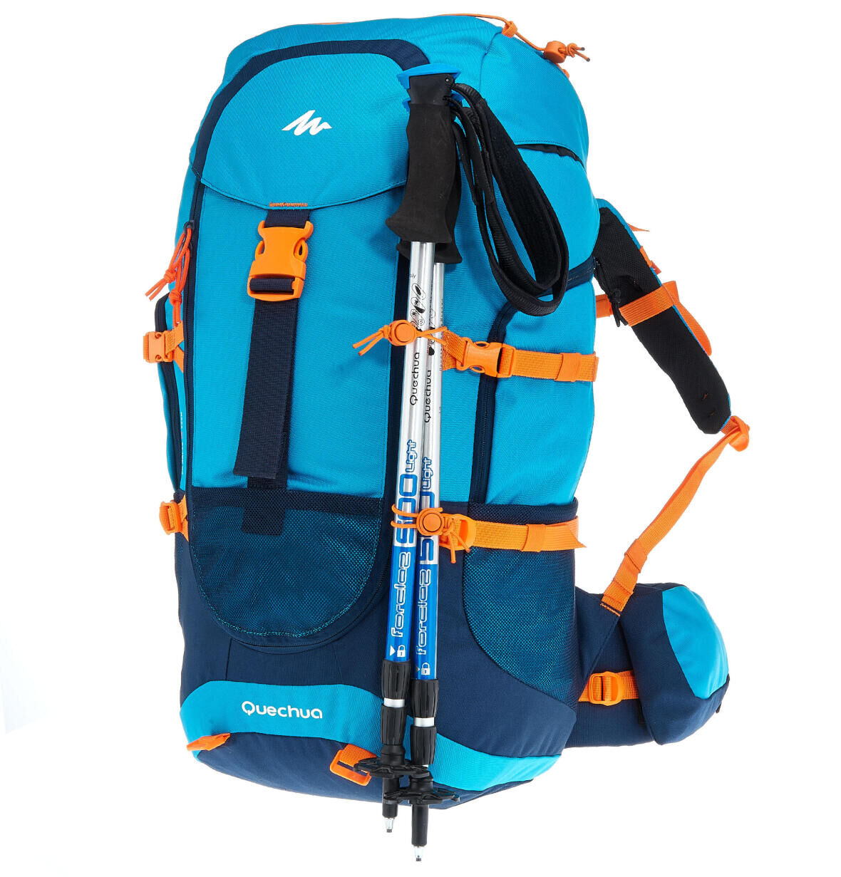 Where to hang your poles on a backpack