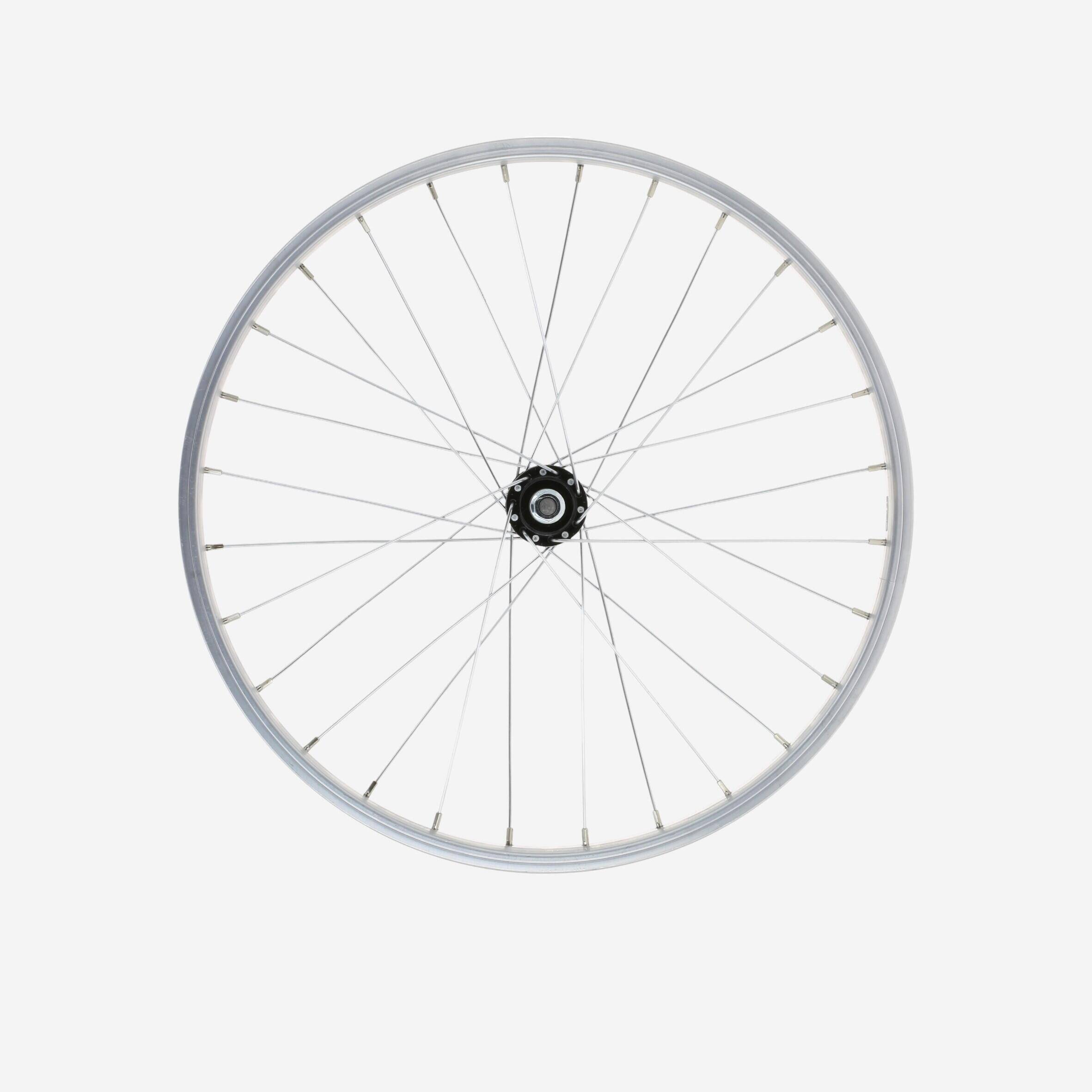 Kids' Bike Wheel 20" Front Single Wall Rim - Silver -  1