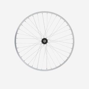 Rueda Bicicleta Niño 24" Trasera V-Brake Piñón Libre Pared Simple Plateada