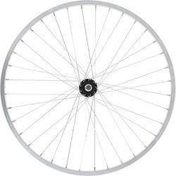 Kids Wheel 24" Rear Single Wall Rim Freewheel - Silver