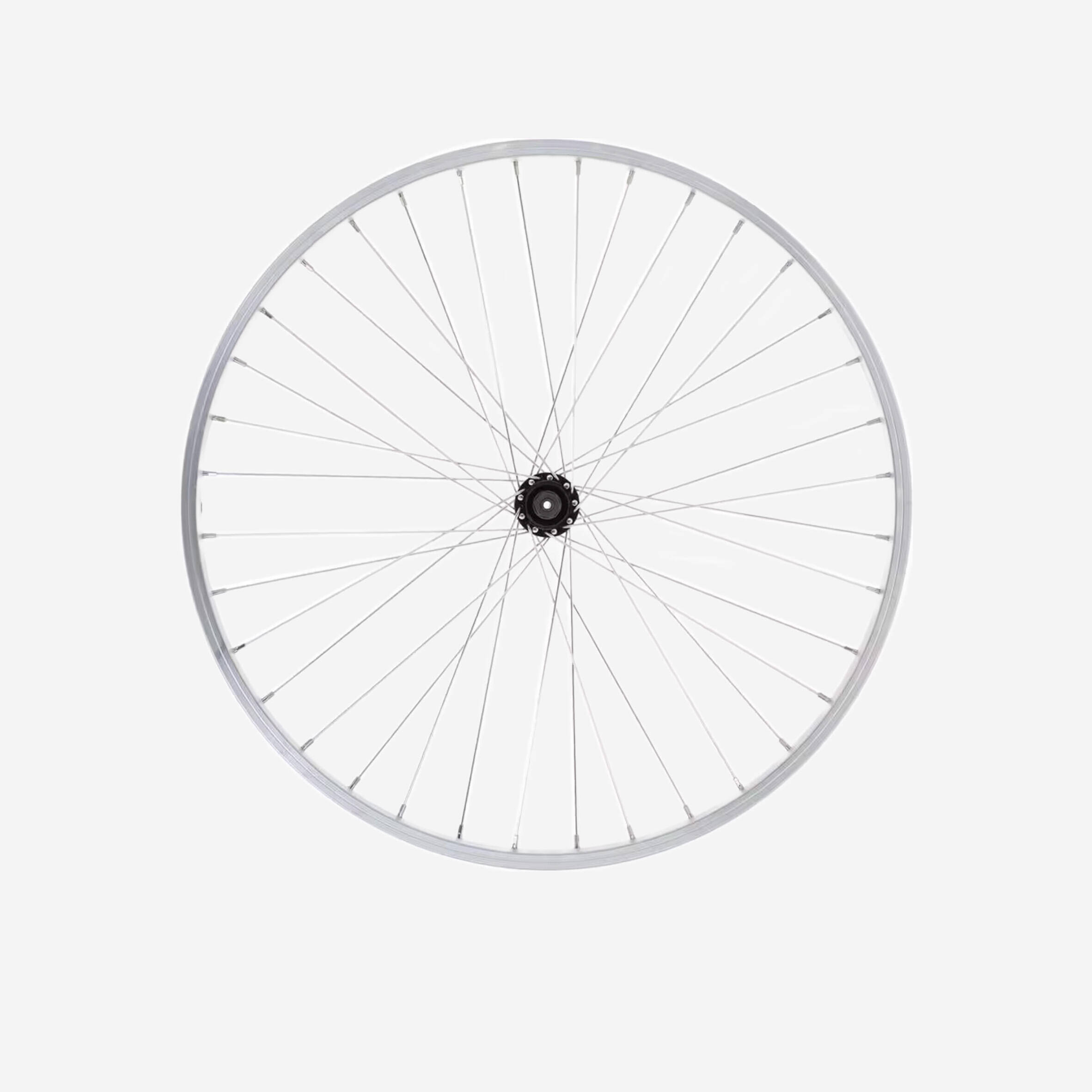 Kids' Bike Wheel 24" Front Single Wall Rim - Silver -  1