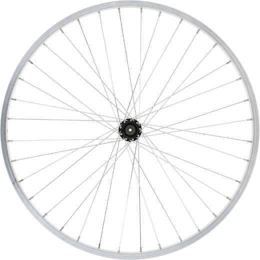 
      Kids' Bike Wheel 24" Front Single Wall Rim - Silver
  