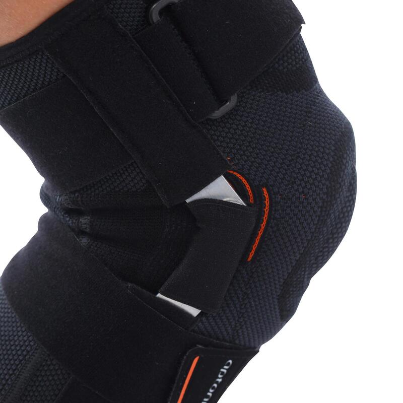 Genouillère de maintien ligamentaire gauche/droite homme/femme STRONG 700 noire