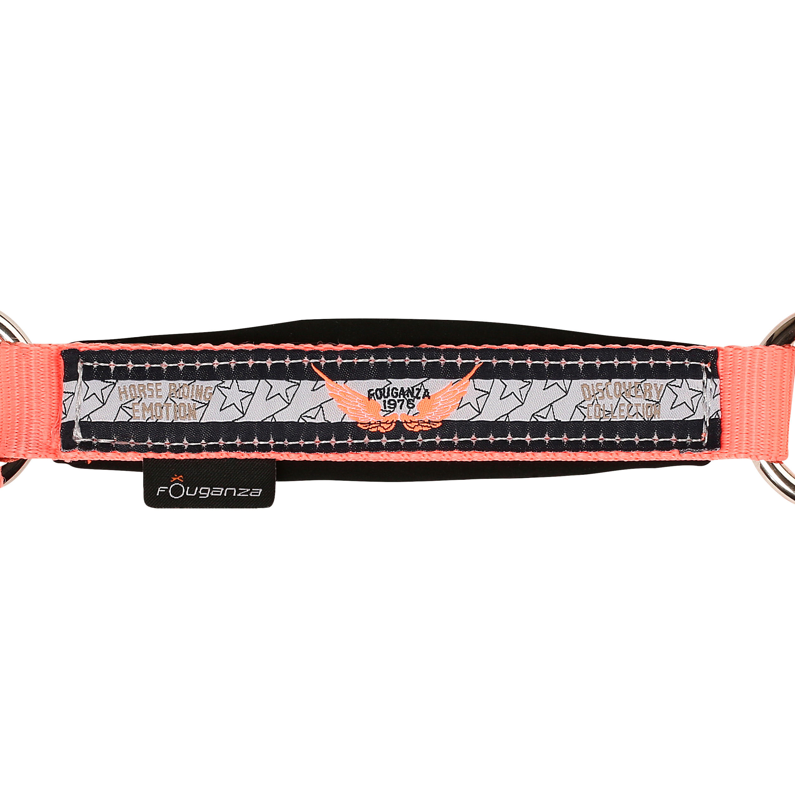 Angel Horse Riding Halter and Leadrope Set for Horse or Pony - Neon Orange 4/7