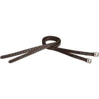 Adult/Kids' Horse Riding Stirrup Leathers Romeo - Brown
