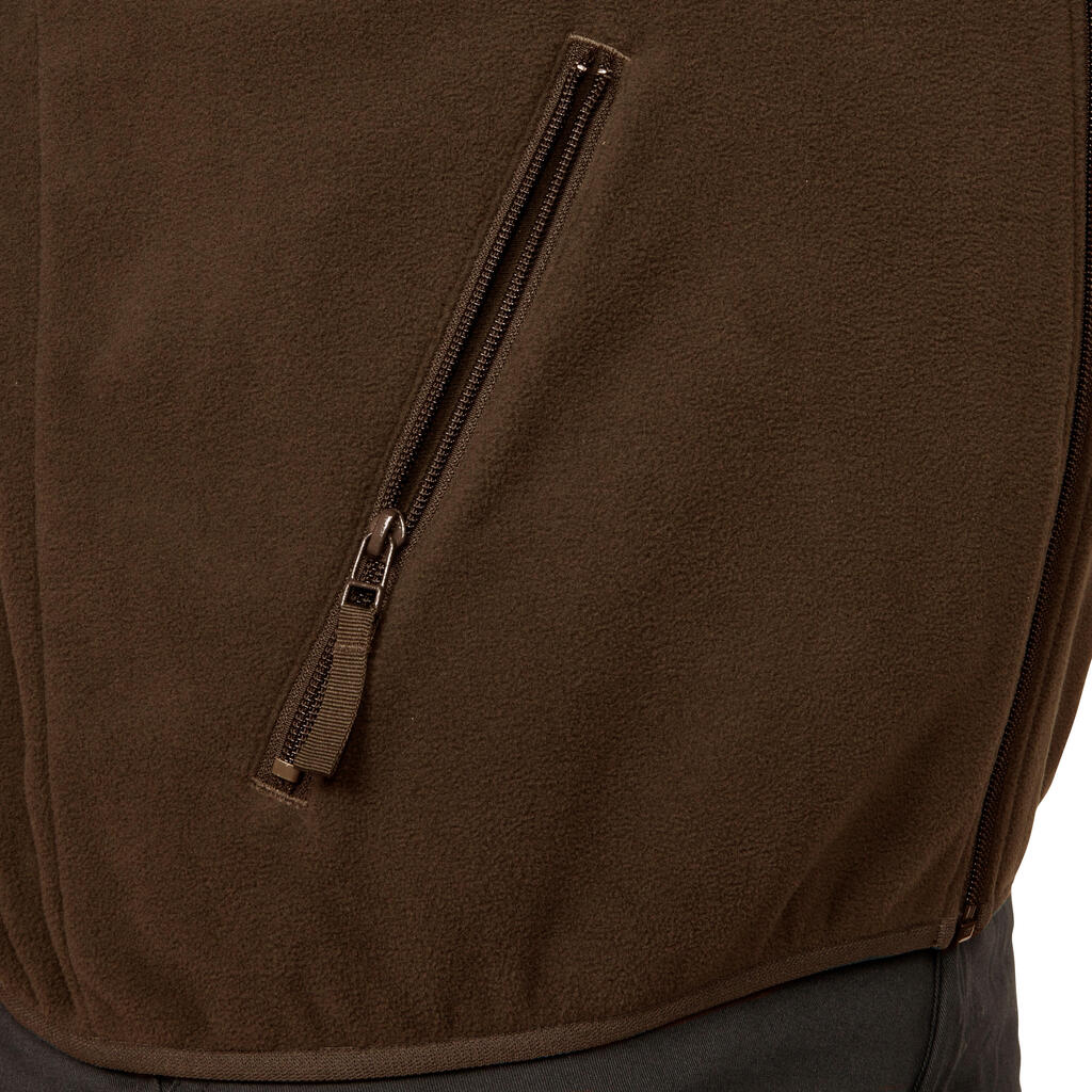 Chaqueta porlar de senderismo para Hombre Solognac cafe