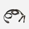 Romeo Horse Riding Leather and Rope Running Reins - Black