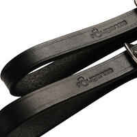 Horse Riding Draw Reins for Horse and Pony Romeo - Black