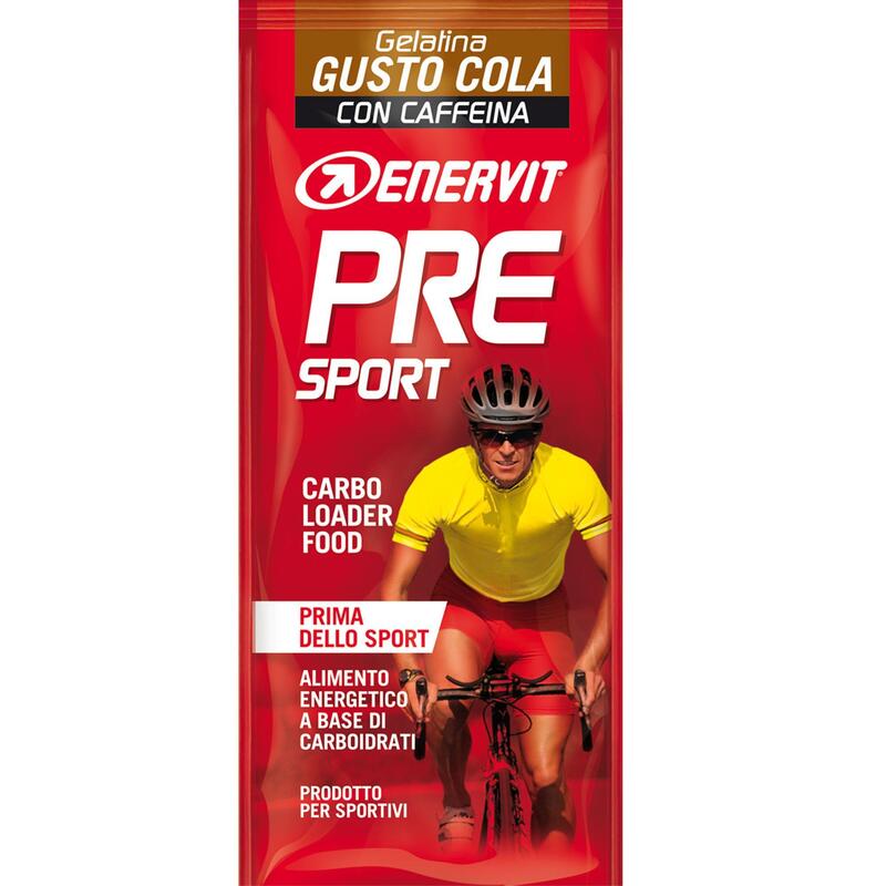 Gelatina Energetica Pre Sport Enervit di carboidrati con caffeina Cola 45g