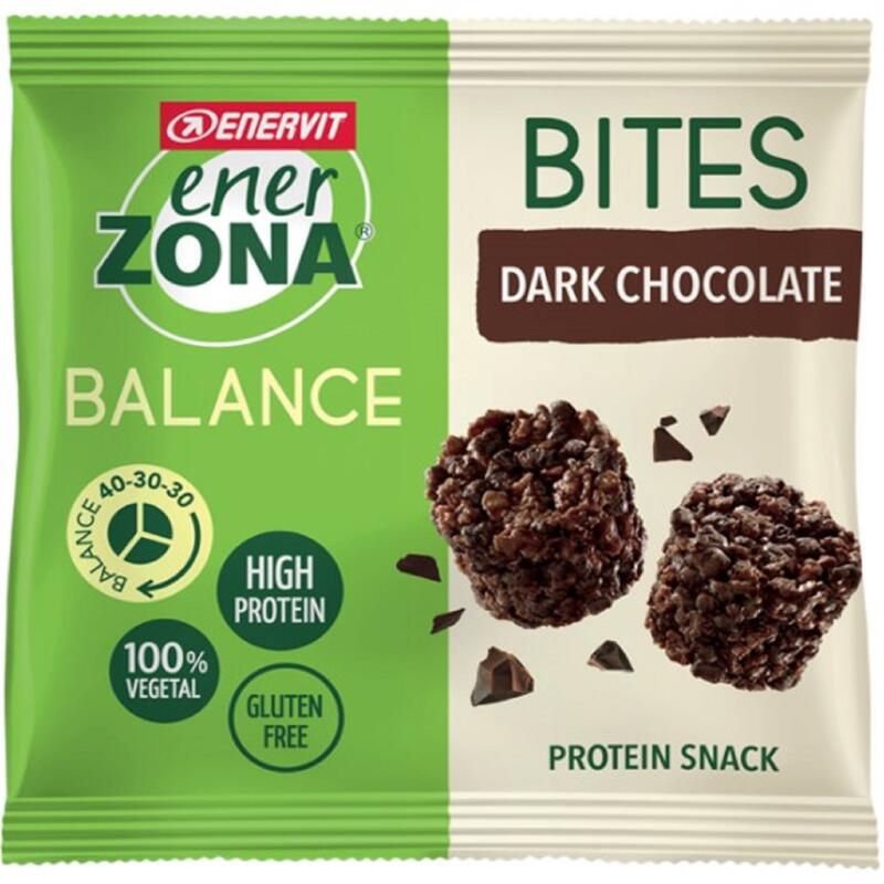 Snack Enervit Enerzona MiniRock Cioccolato fondente GLUTEN FREE e VEGAN 24g