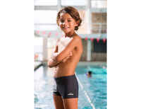 شورت بوكسر لسباحة الأولاد B-Active Tony - رمادي