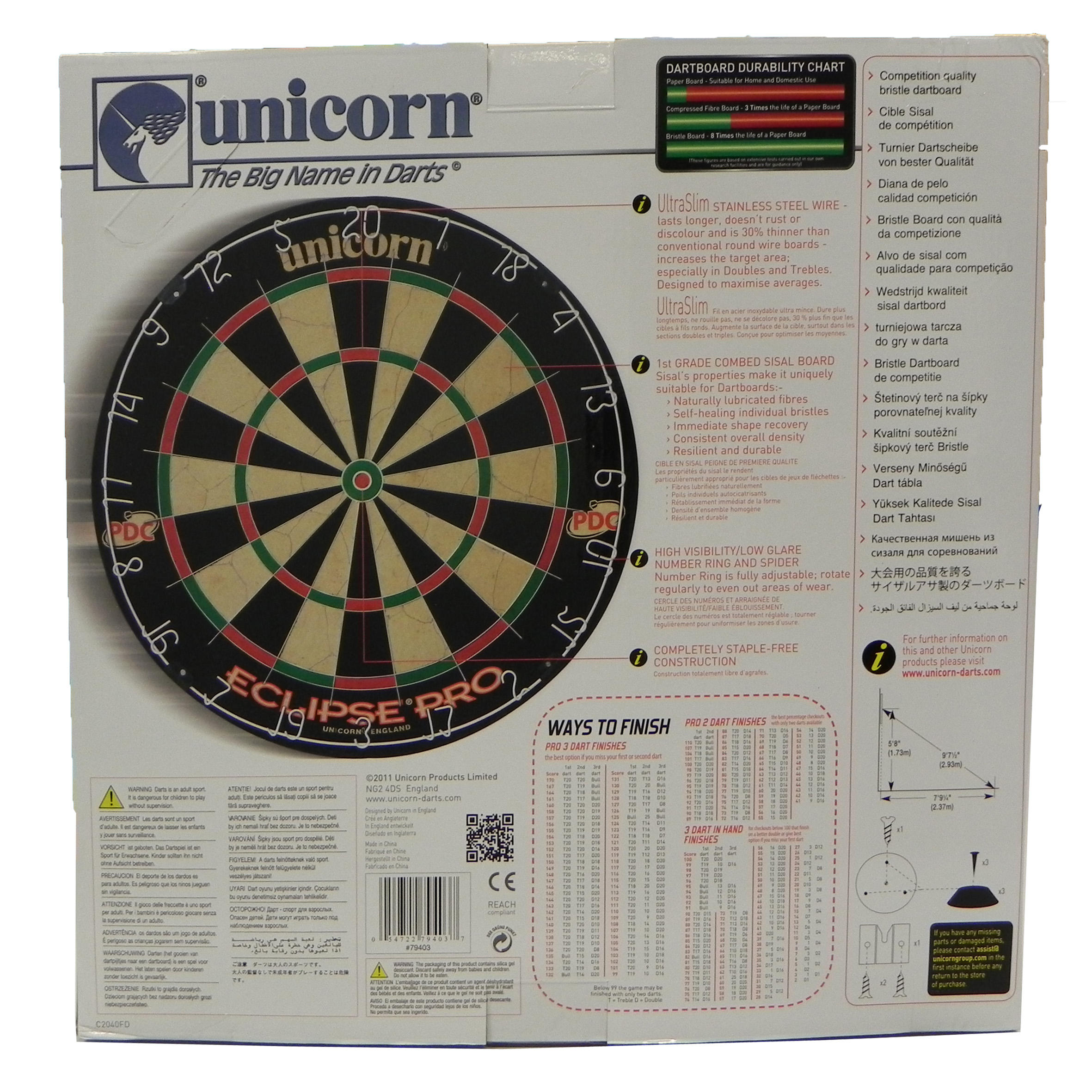 Unicorn Eclipse Pro2 Bristle Board