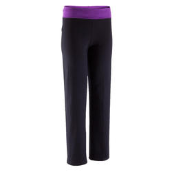 Pantalon Yoga en coton issu de l'agriculture biologique femme noir
