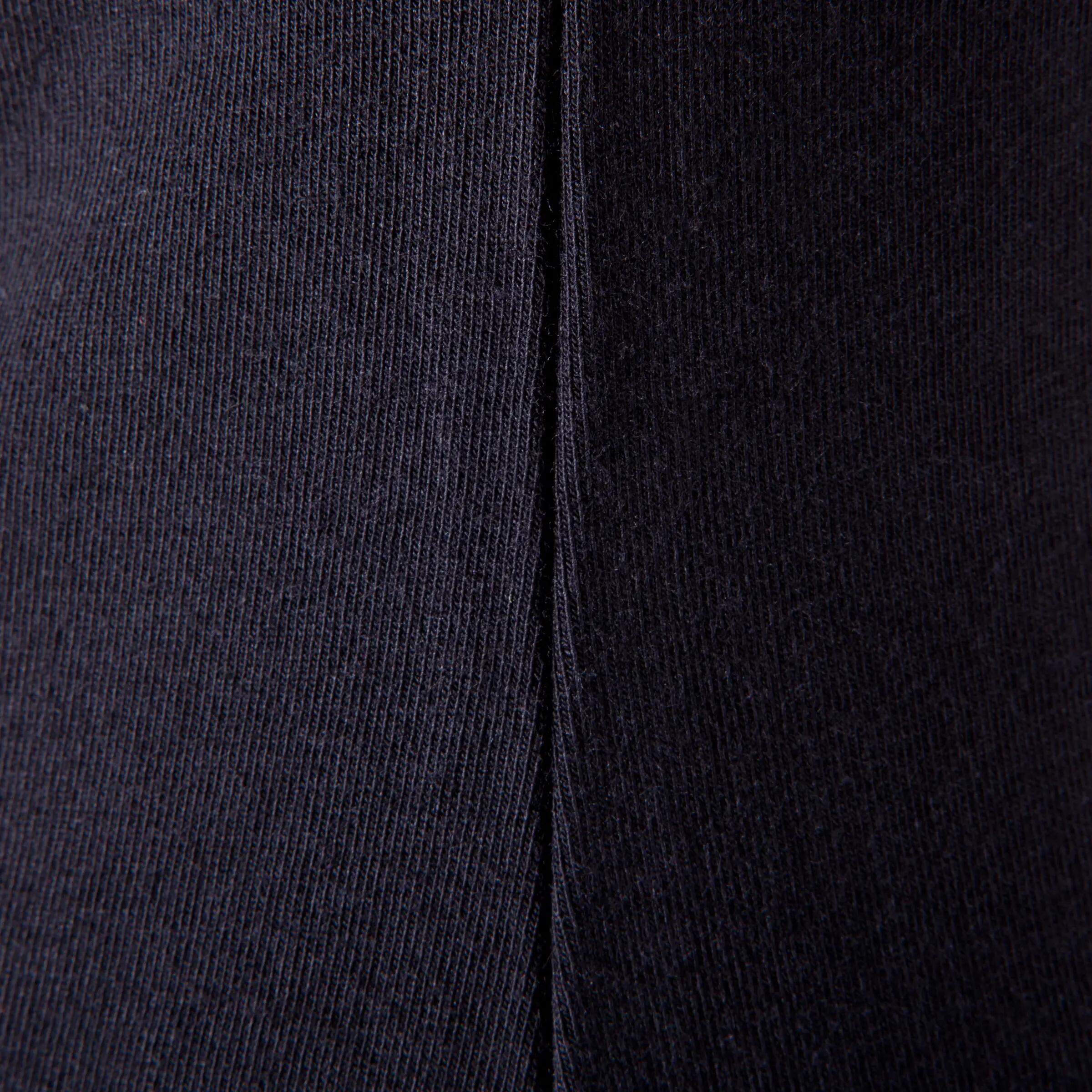 Essential Athletee Women's Cotton and Elastane Fitness T-Shirt - Black 3/8