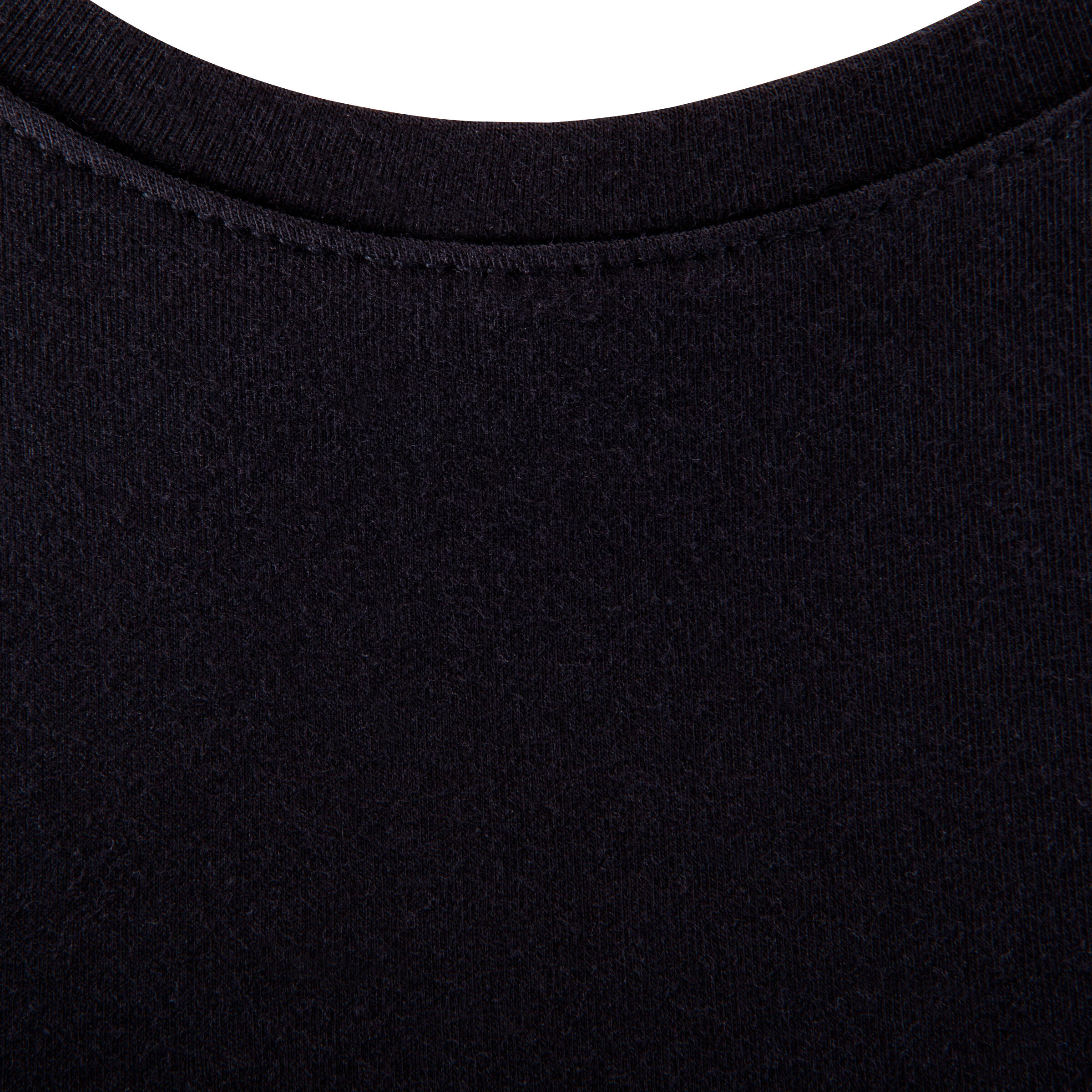 Essential Athletee Women's Cotton and Elastane Fitness T-Shirt - Black 2/8