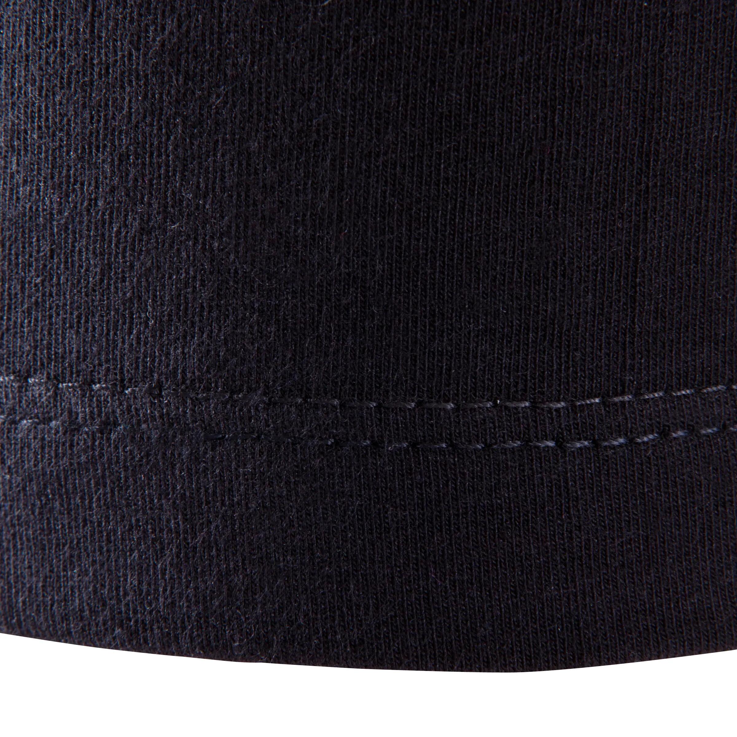 Essential Athletee Women's Cotton and Elastane Fitness T-Shirt - Black 5/8