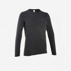 Pull randonnée nature homme NH100 gris foncé