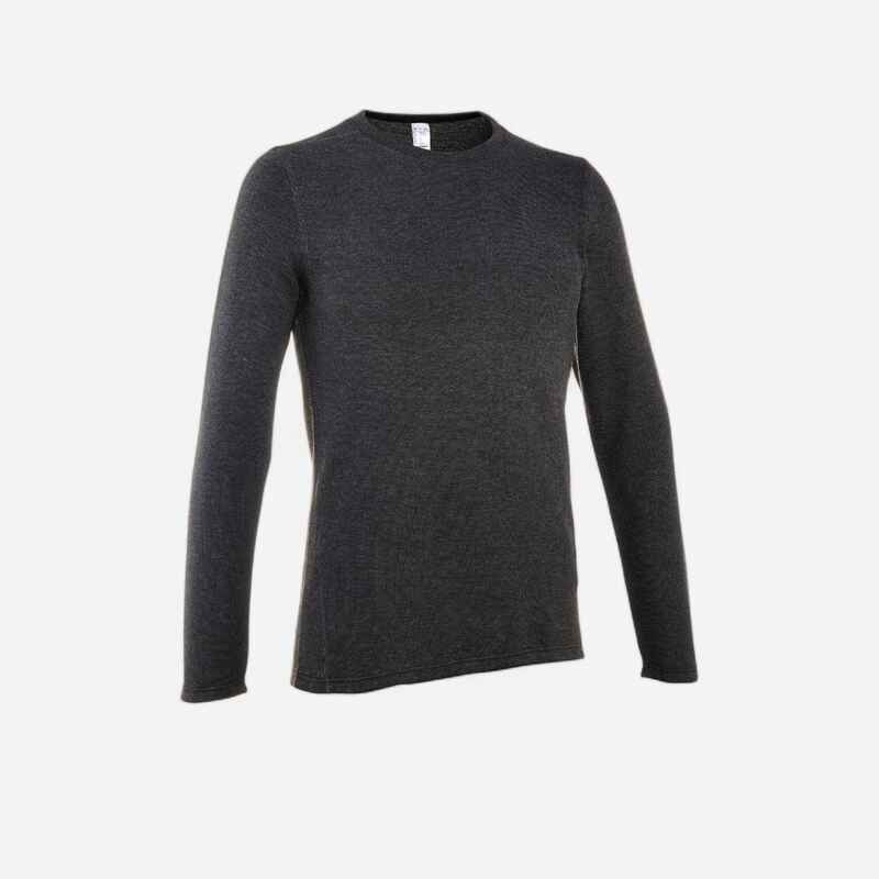 Pullover Naturwandern NH100 Herren dunkelgrau Pullover Naturwandern NH100 Herren dunkelgrau