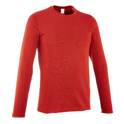 Pull randonnée nature homme NH100 rouge