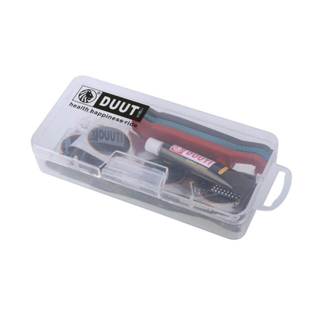 Including tyre lever, Tire repair glue, tyre patch and long ride