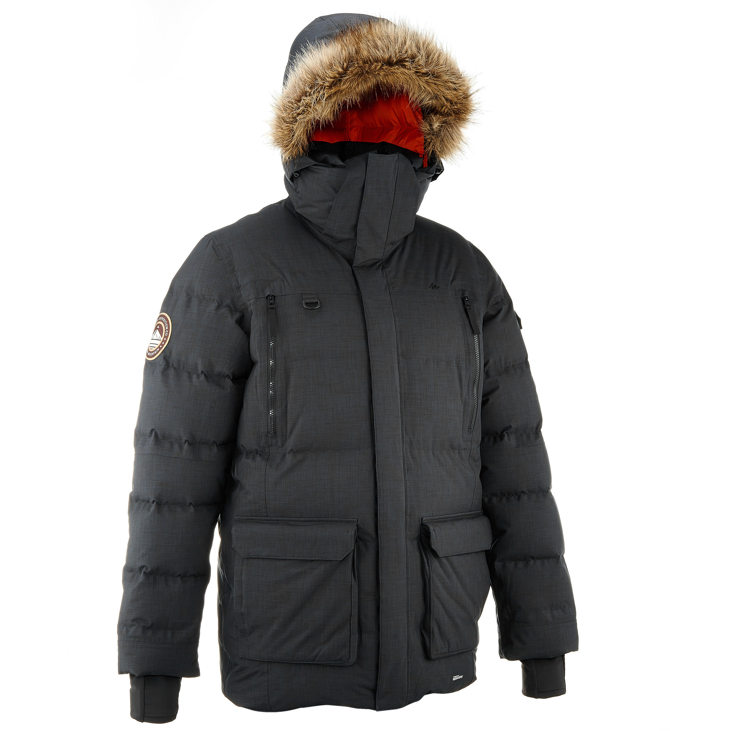 Quechua Herenparka Voor Trekking Arpenaz 1000 Raindown quechua kopen in de aanbieding