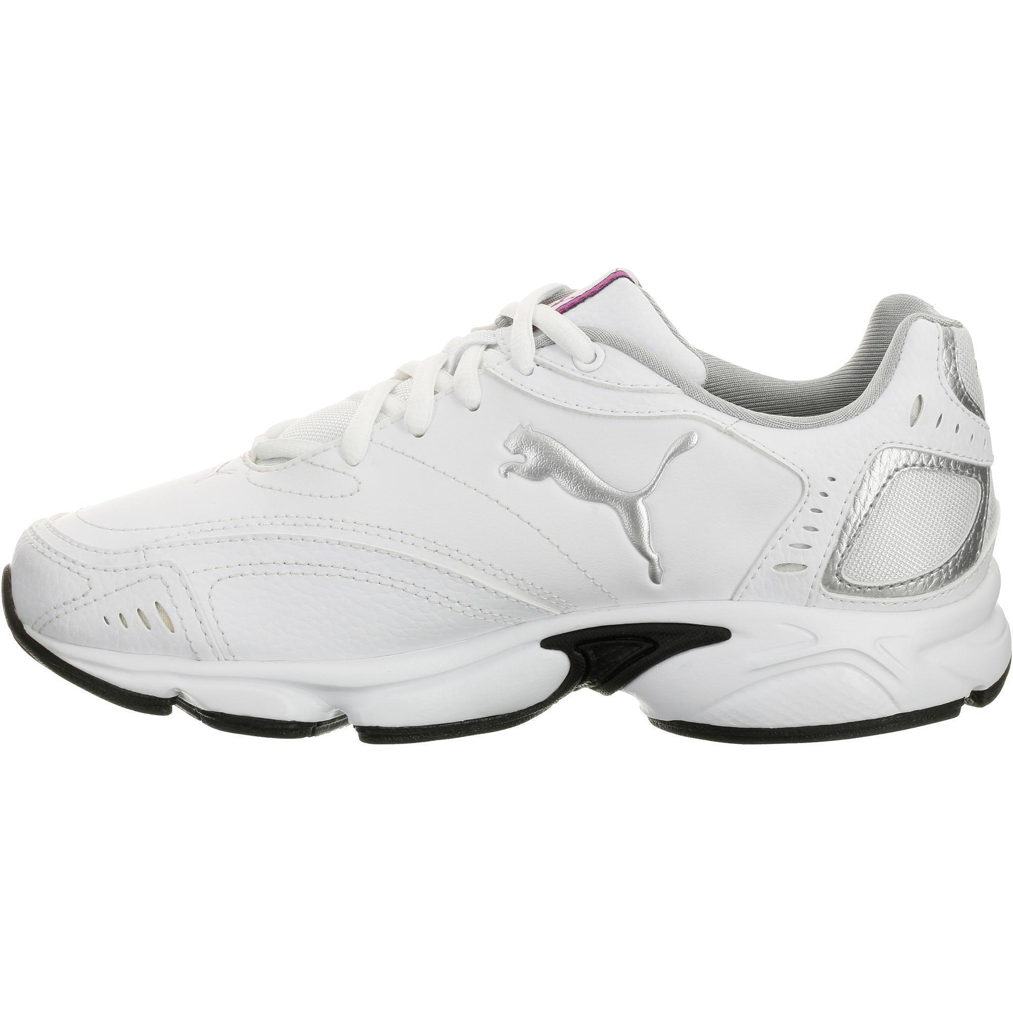 Xenon women's fitness walking shoes - white/blue 3/9