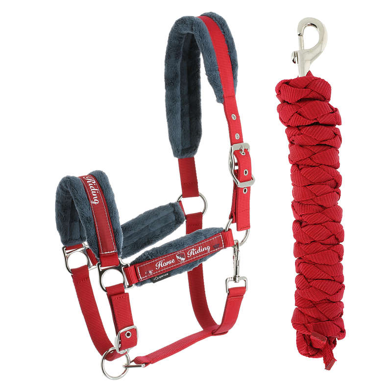 FOUGANZA Winner Horse Riding Halter + Leadrope Set For...