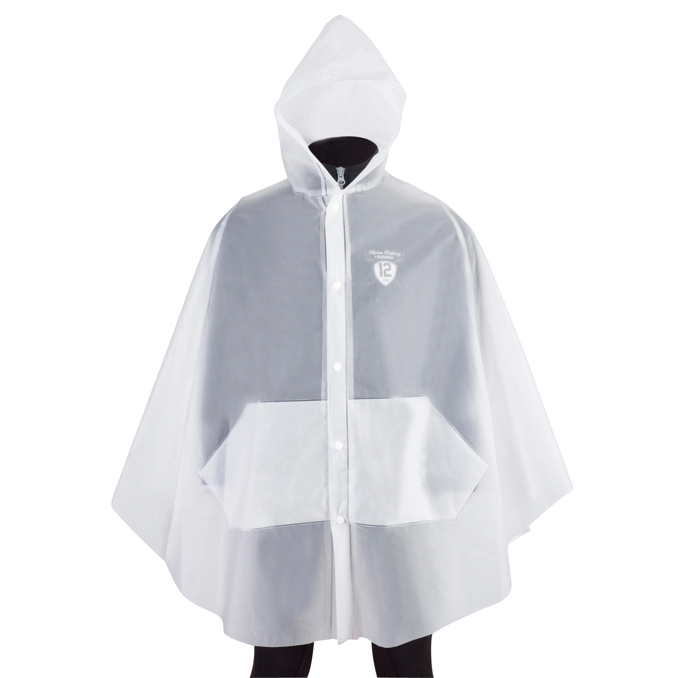 Poncho Impermeable Equitation Enfant Transparent Fouganza Decathlon