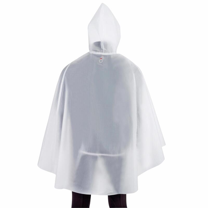 Poncho Impermeable Equitation Enfant Transparent Fouganza Decathlon